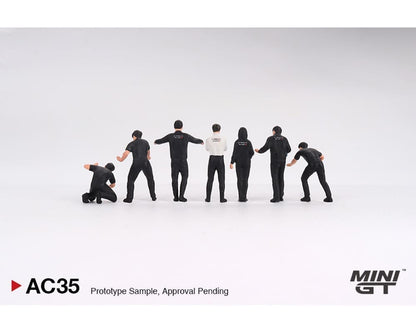 MiniGT 1:64 Figurine Nismo Technician Team Figures Set - AC35