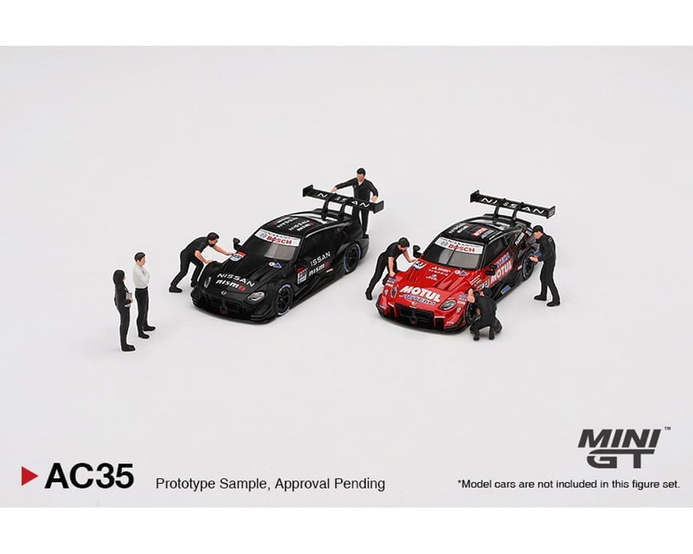 MiniGT 1:64 Figurine Nismo Technician Team Figures Set - AC35