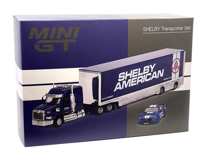 MiniGT 1:64 Shelby American Transporter Set - Western Star 49X & Shelby GT500 SE Widebody – MiJo Exclusive MGTS0005