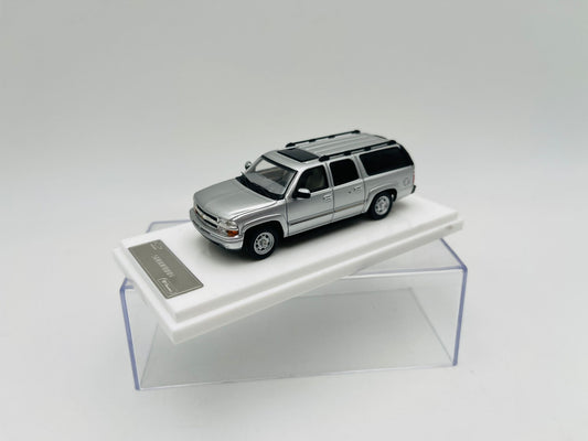 MK Miniatures 1:64 2003 Chevrolet Suburban - Silver