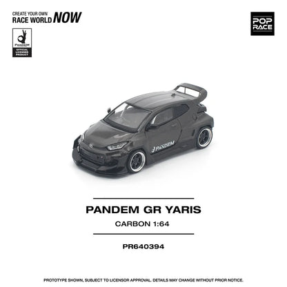 Pop Race 1:64 Pandem GR Yaris - Carbon Edition