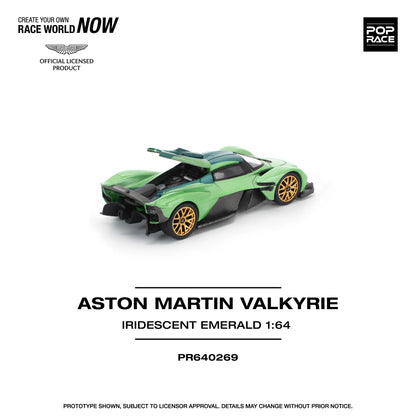 Pop Race 1:64 Aston Martin Valkyrie - Iridescent Emerald