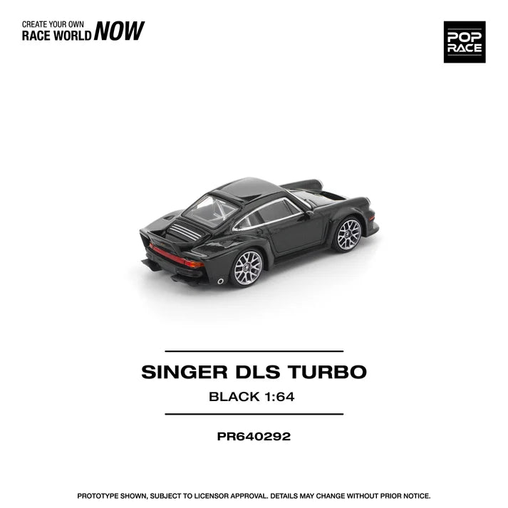 Pop Race 1:64 Singer DLS Turbo Road - Black