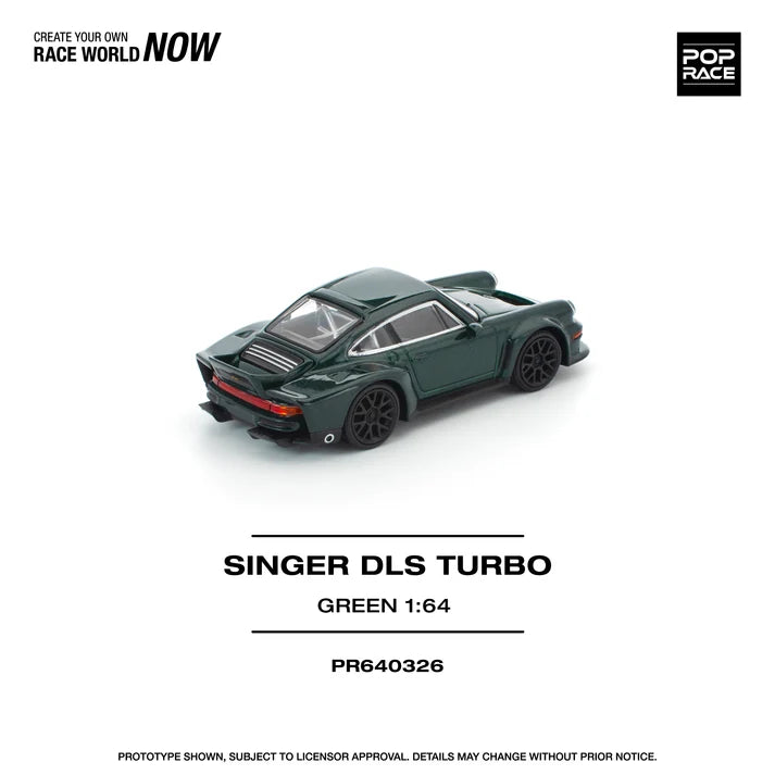 Pop Race 1:64 Singer DLS Turbo - Green