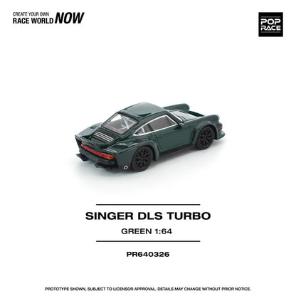 Pop Race 1:64 Singer DLS Turbo - Green