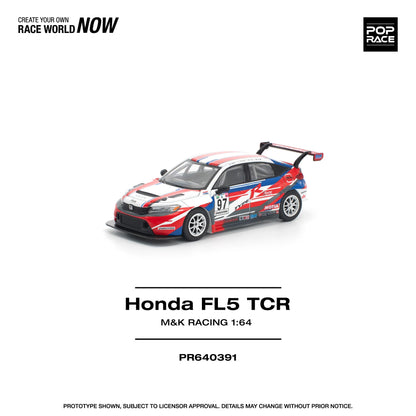 Pop Race 1:64 Honda Civit Type-R FL5 TCR - M&K Racing