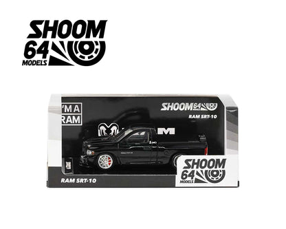 Shoom64 1:64 2003 Dodge Ram SRT-10 Pickup – Black