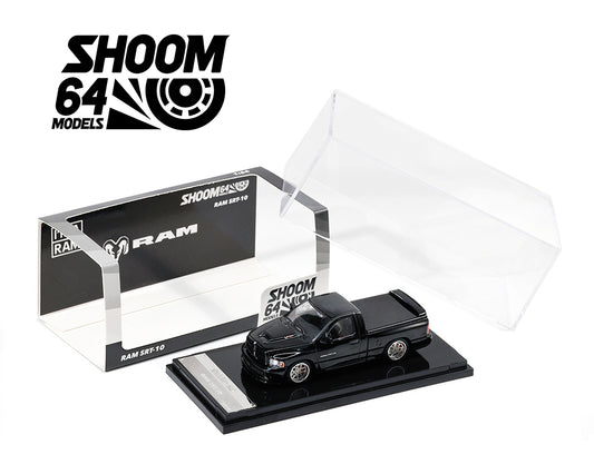 Shoom64 1:64 2003 Dodge Ram SRT-10 Pickup – Black