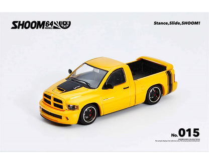 SHOOM64 1:64 2003 Dodge Ram SRT-10 Pickup – Yellow
