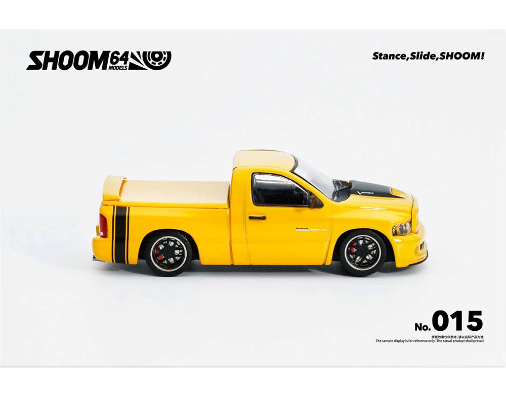 SHOOM64 1:64 2003 Dodge Ram SRT-10 Pickup – Yellow