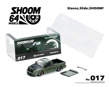 SHOOM64 1:64 2003 Dodge Ram SRT-10 Pickup – Green Metallic