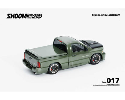 SHOOM64 1:64 2003 Dodge Ram SRT-10 Pickup – Green Metallic