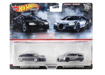 Hot Wheels 1:64 2024 Premium Car Culture 2 Pack - K Assortment *Bugatti Pack*