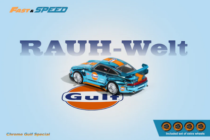 Fast & Speed 1:64 RWB 993 GT - Chrome Gulf