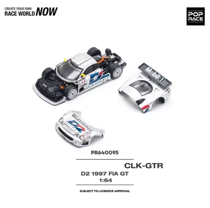 Pop Race 1:64 Mercedes Benz AMG CLK GTR 1997 FIA GT - D2 PRIVAT