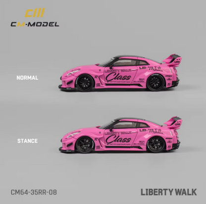 CM Model 1:64 Nissan LBWK GT35RR - Pink