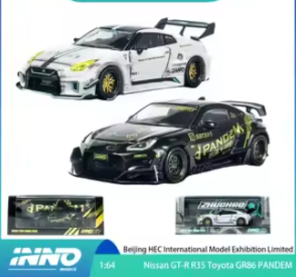 Inno64 1:64 2025 Hobby Expo China HEC Exclusive Toyota GR86 Pandem & Nissan GT-R R35 Widebody *PAIR*