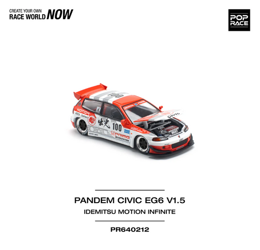 Pop Race 1:64 Honda Civic (EG6) v1.5 PANDEM Idemitsu Motion Infinite