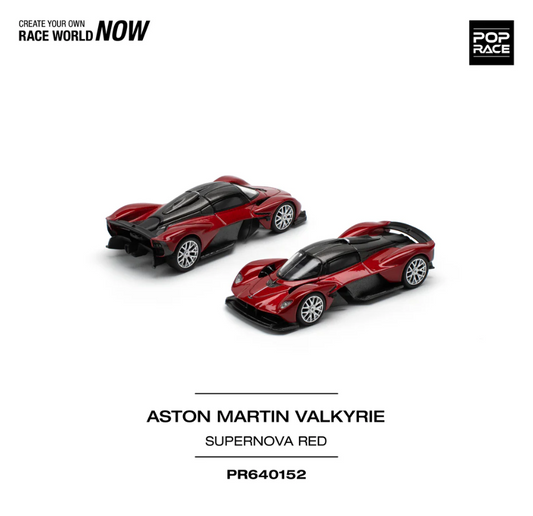 Pop Race 1:64 Aston Martin Valkyrie Supernova Red