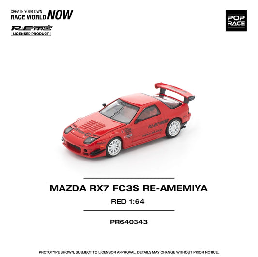 Pop Race 1:64 Mazda RX7 FC3S RE-Amemiya Red