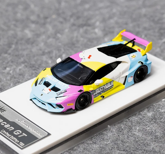 Flame 1:64 LBWK Huracan GT LP610 - Hello Kitty *Resin Model*