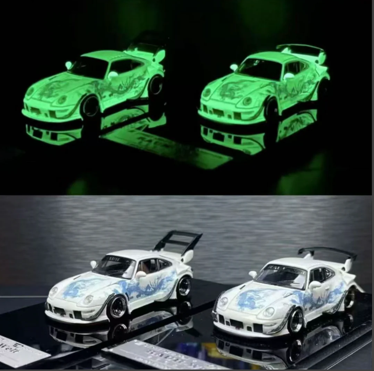 Street Weapon 1:64 RWB 993 Luminous Dragon - 2 Styles