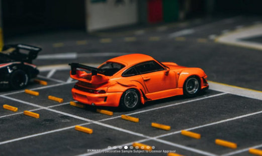 Tarmac Works 1:64 Taiwan 7-Eleven Exclusive Porsche RWB 993 - Orange