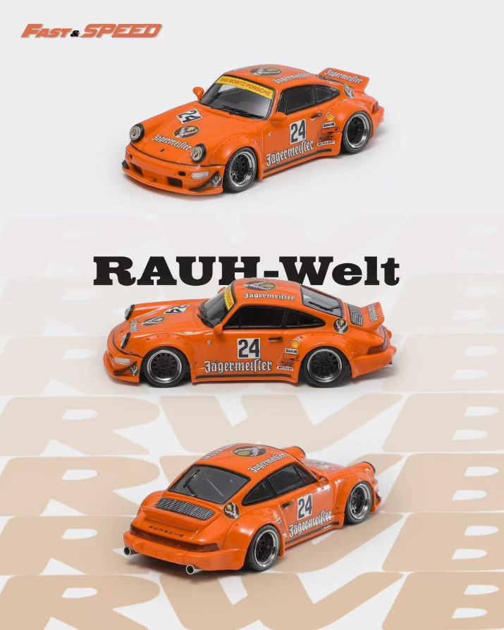 Fast Speed 1:64 Porsche RWB 964 - Jagermeister