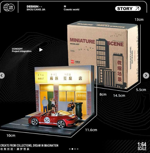 ModelArt X SCJ 1:64 Fujiwara Tofu Store