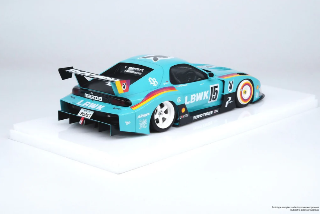 Inno18 1:18 Mazda RX7 (FD3S) LB-Super Silhouette #15 Teal