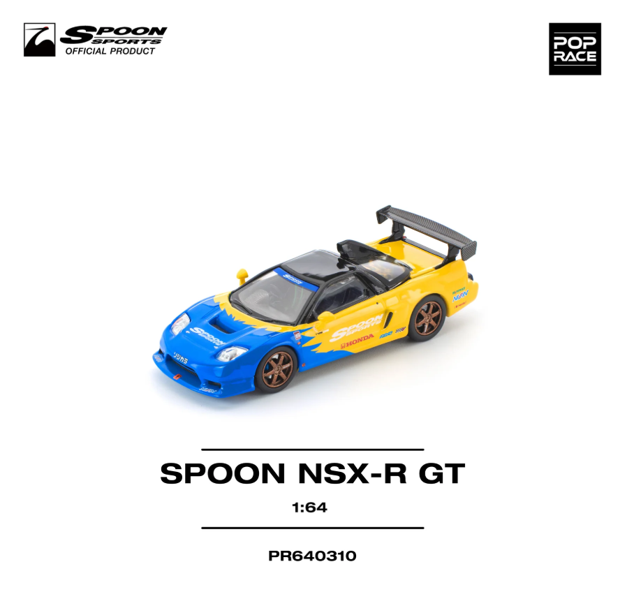 Pop Race 1:64 Honda Spoon NSX-R GT