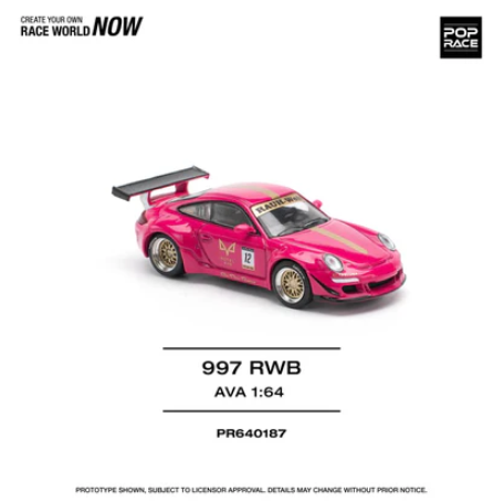 Pop Race 1:64 RWB 997 AVA Pink