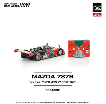 Pop Race 1:64 MAZDA 787B 1991 LE MANS 24H Winner