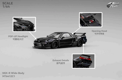 Micro Turbo 1:64 Honda NSX-R NA1 Type R - Jedi Black
