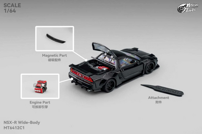 Micro Turbo 1:64 Honda NSX-R NA1 Type R - Jedi Black