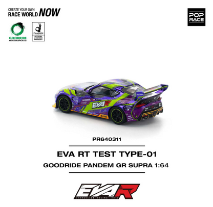 Pop Race 1:64 EVA RT Test Type-01 Goodride Pandem GR - Purple