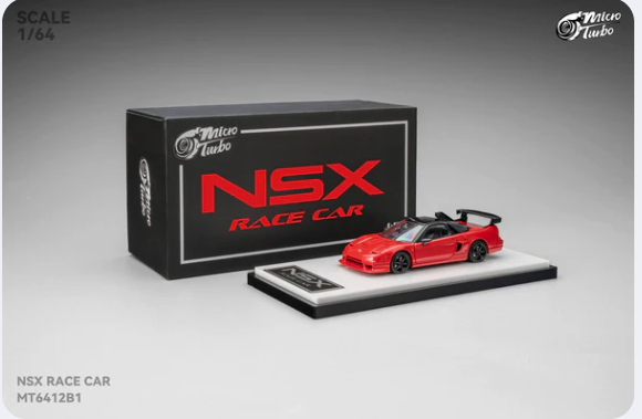 Micro Turbo 1:64 Custom NSX Race Car - Classic Red