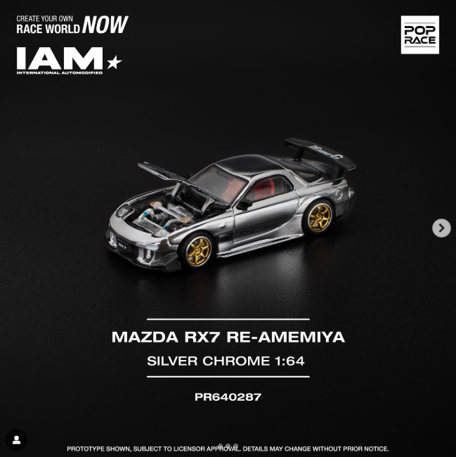Pop Race X IAM 1:64 Surabaya 2025 Exclusive Set - Pandem Silvia S13 & Amemiya RX-7