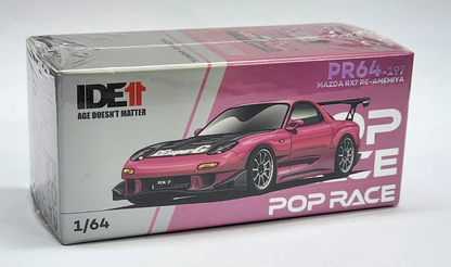 Pop Race 1:64 IDE Indonesia Diecast Expo Dinner Exclusive Mazda RX-7 Chrome Pink