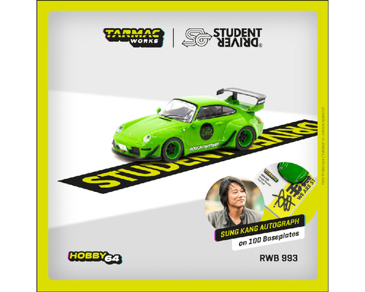 Tarmac Works 1:64 RWB 993 Rough Rhythm Fuel Fest Student Driver