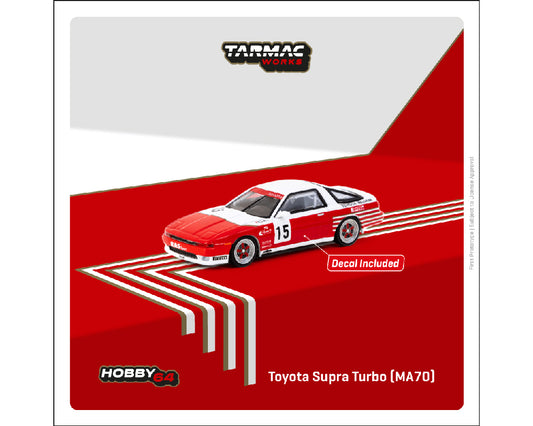 Tarmac Works 1:64 Toyota Supra Turbo (MA70) ETCC 1987 M. Micangeli / E. Calderari – Hobby64