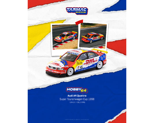 Tarmac Works 1:64 Audi A4 Quattro Super Tourenwagen Cup 1998 Frank Biela