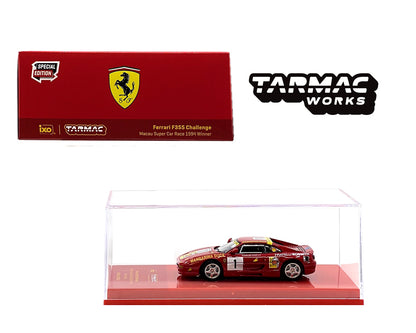 Tarmac Works 1:64 Ferrari F355 Challenge Macau Super Car Race 1994 Winner - Charles Kwan Special Edition – Hobby64