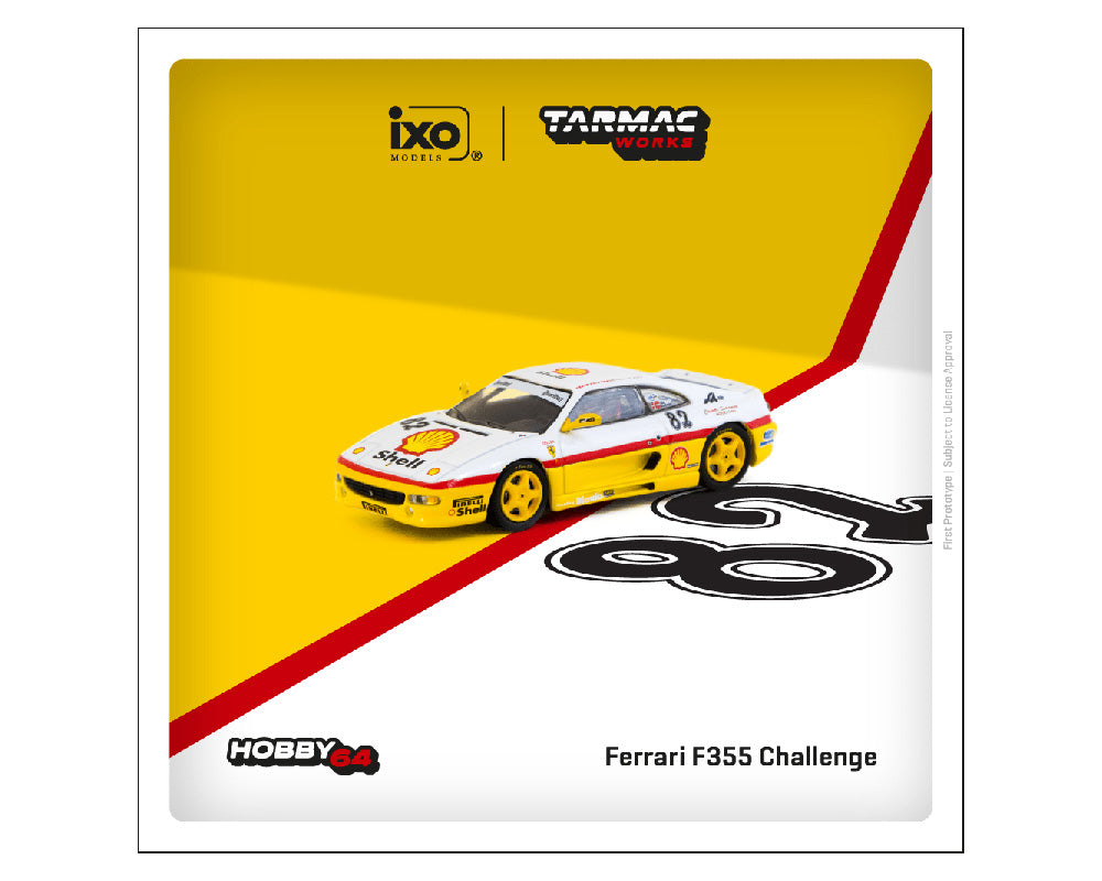 Tarmac Works 1:64 Ferrari F355 Challenge 1999 D. Peter Andersen #82