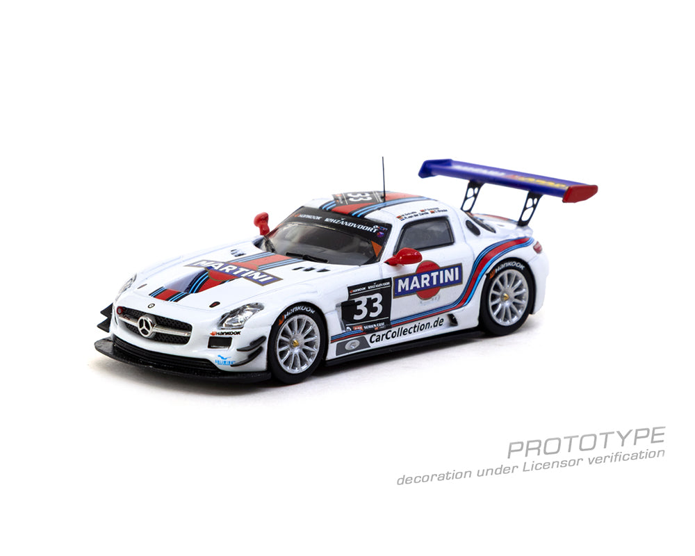 Tarmac Works 1:64 Mercedes-Benz SLS AMG GT3 12h ZANDVOORT 2014 Winner Mirko Schultis / Renger van der Zande / Peter Schmidt / Christian Bracke