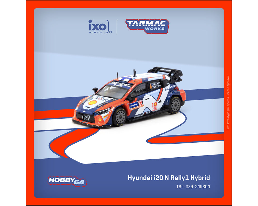 Tarmac Works 1:64 Hyundai i20 N Rally1 Hybrid Rally Sweden Hybrid 2024 Winner