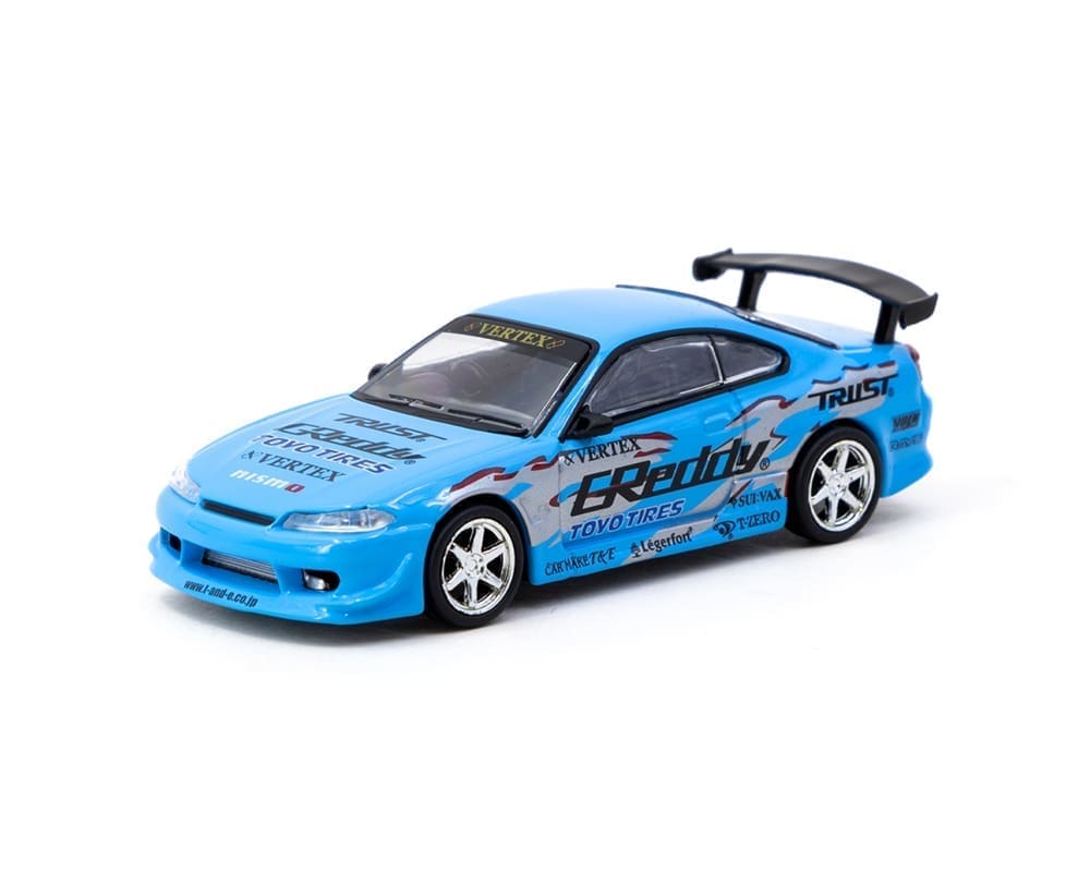 Tarmac Works 1:64 Vertex Nissan Silvia (S15) Greddy Special Limited Edition – MiJo Exclusive