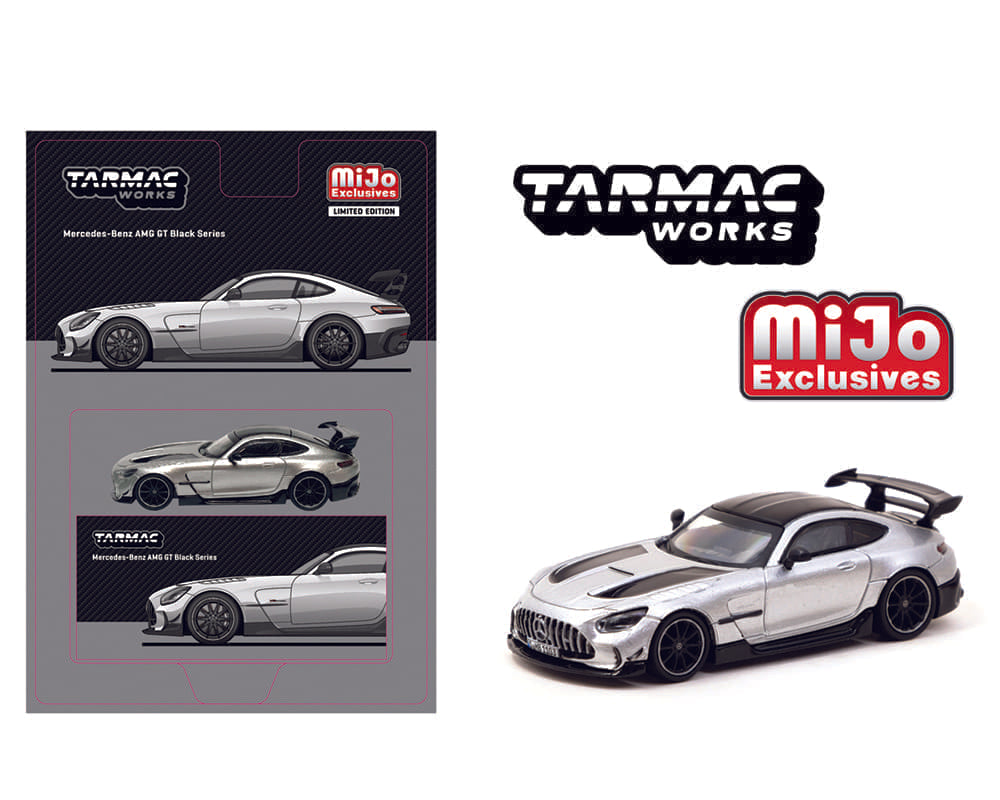 Tarmac Works 1:64 Mercedes-Benz AMG GT Black Series – Silver - Global64 – MiJo Exclusive