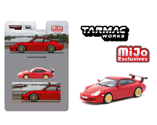 Tarmac Works 1:64 Porsche 911 GT3 (Type 996) – Red