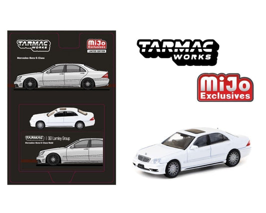 Tarmac Works 1:64 Mercedes-Benz S-Class Wald Alabaster White - MiJo Exclusive